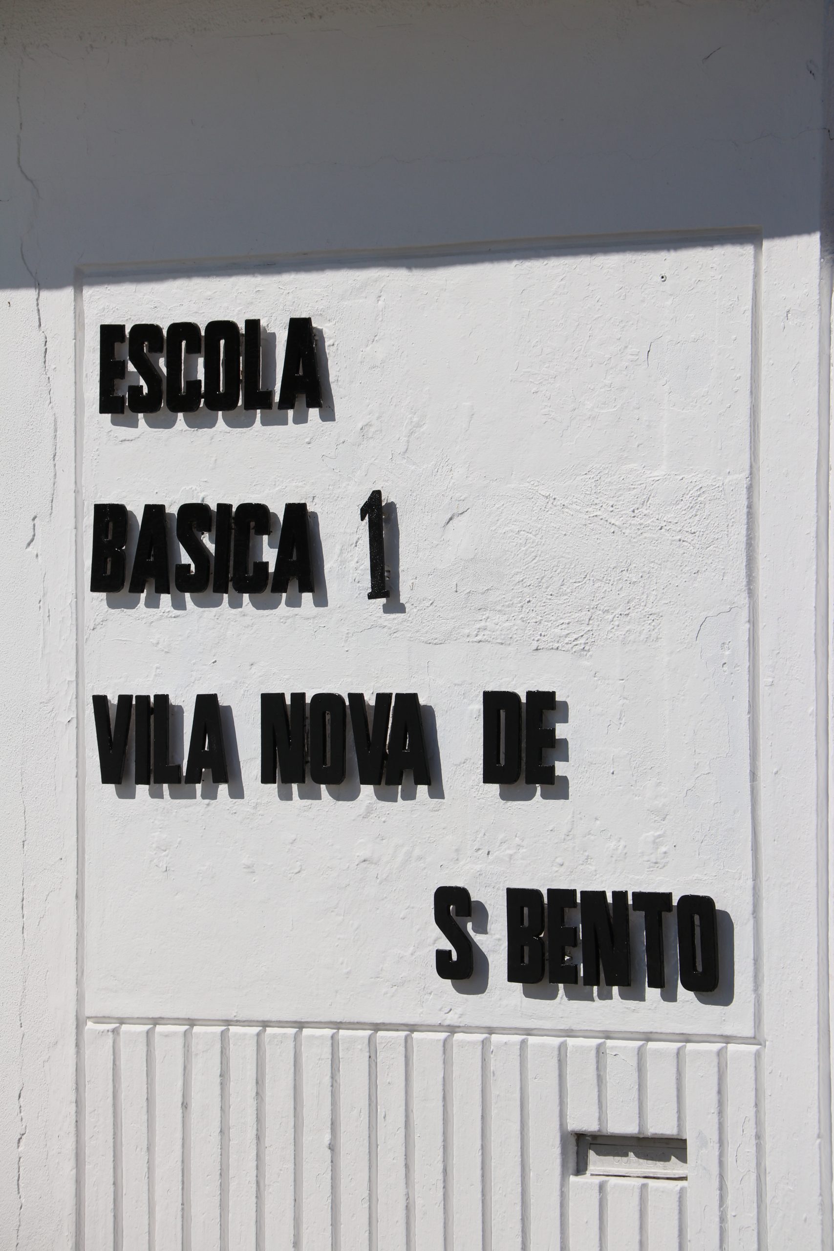 Escola Básica n.º 1 de Vila Nova de S. Bento, Serpa