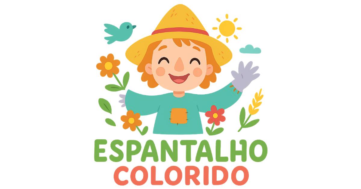 Creche Espantalho Colorido